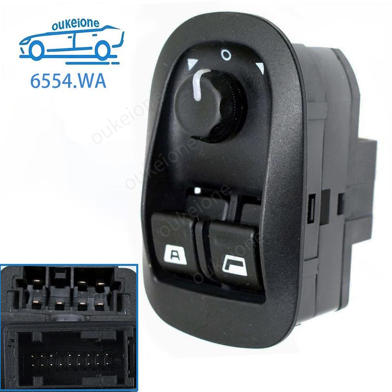 6554.WA Электрический Главный Переключатель Стеклоподъемника Управления для Peugeot 206 206 CC 206SW 306 206 Седан 1998 1999 2000 2001-2016