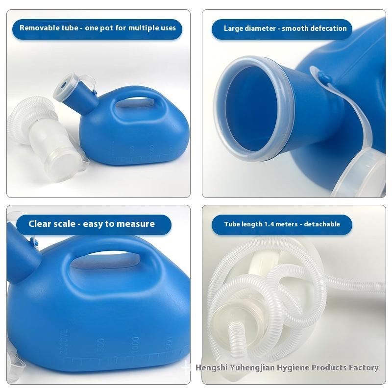 1 Piece Portable Urinal Pee Bottle 2000ML For Men And Women Spill Proof Unisex Potty For Home Camping Car Travel Accessories