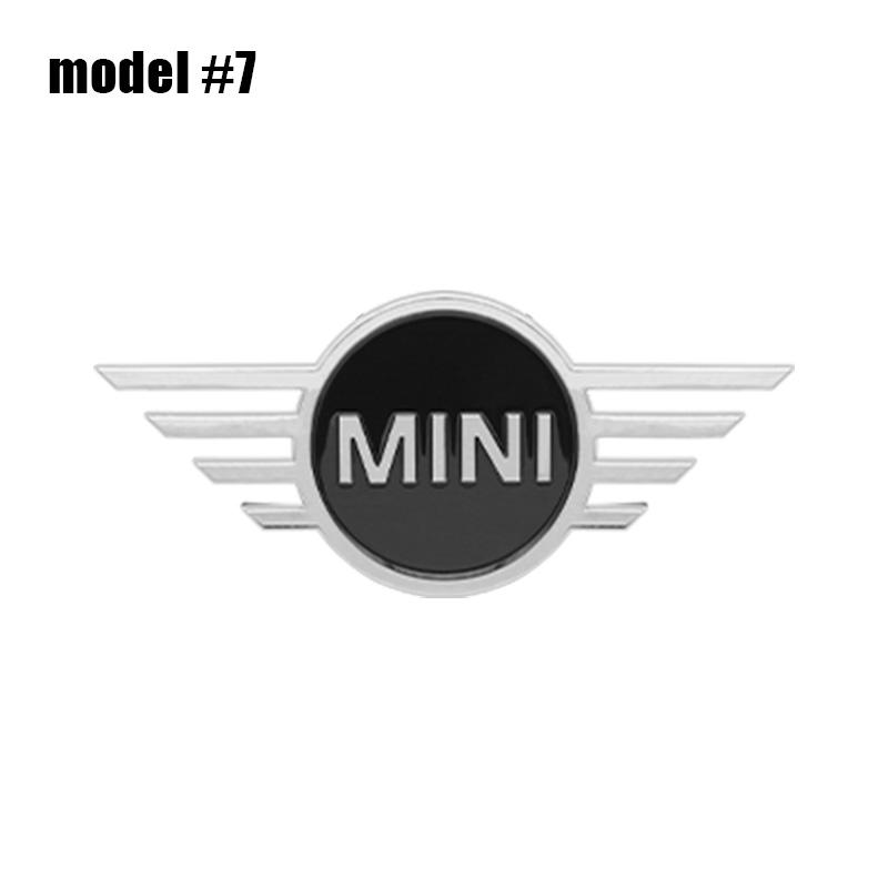 ABS Car Front Hood Emblem Rear Trunk Badge Sticker For Mini Cooper JCW Works R56 R50 F54 F55 F56 F57 F60 R52 R53 R55 Accessories