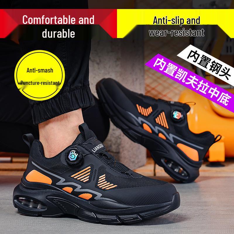 Çelik Burunlu Güvenlik Ayakkabıları - Ezilmeye Karşı, Delinmeye Karşı, Darbe Emici Hava Yastıklı Taban, File Tasarım ve Koruyucu Özellikler