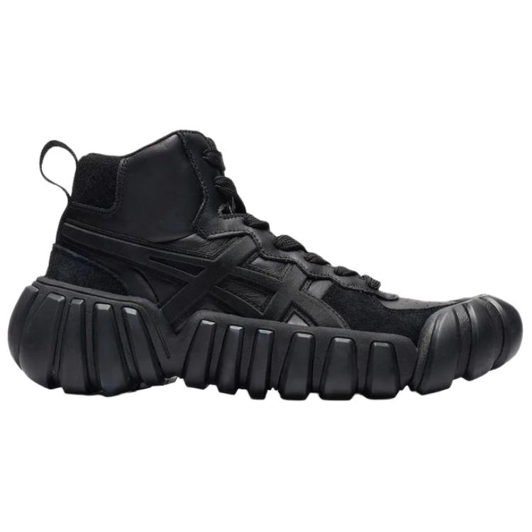 ONITSUKA TIGER Dentigre Ll Soft Comfortable Non-Slip Wear-Resistant High-Top Casual Shoes Unisex Casual Shoes Black 1183B453-001