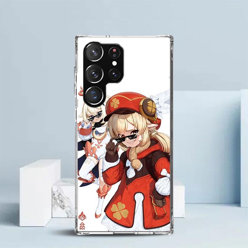 

Genshin Impact Klee Phone Case For Samsung Galaxy S24 S25 Edge S26 Ultra S22 S23 Plus S21 + S20 FE Soft TPU Back Cover Galaxy S2 Samsung S25 Ultra