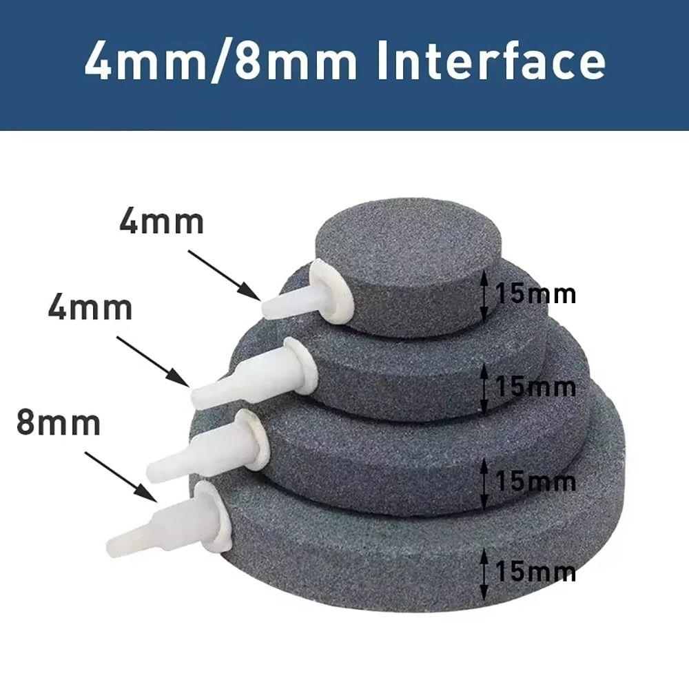 1Pcs 4/6/8/10cm Aquarium Bubble Stone Round Practical Air Pumps Bubbler Hydroponic Oxygen Plate Fish Tank Aquarium Accessories