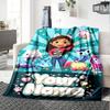 Name Custom Gabby Print Flannel Blanket High Quality Warm Comfortable Cover for All Seasons Perfect for Gifts Home Decor