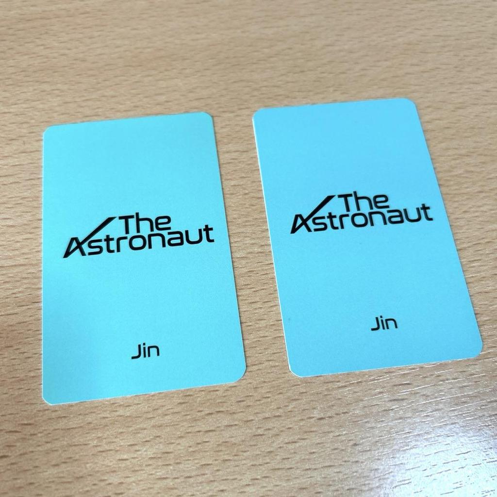 [USED] BTS Jin The Astronaut Rakidro M2U Trading Card