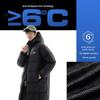 Anta Men's Warm Water-Repellent Long Hooded Down Jacket