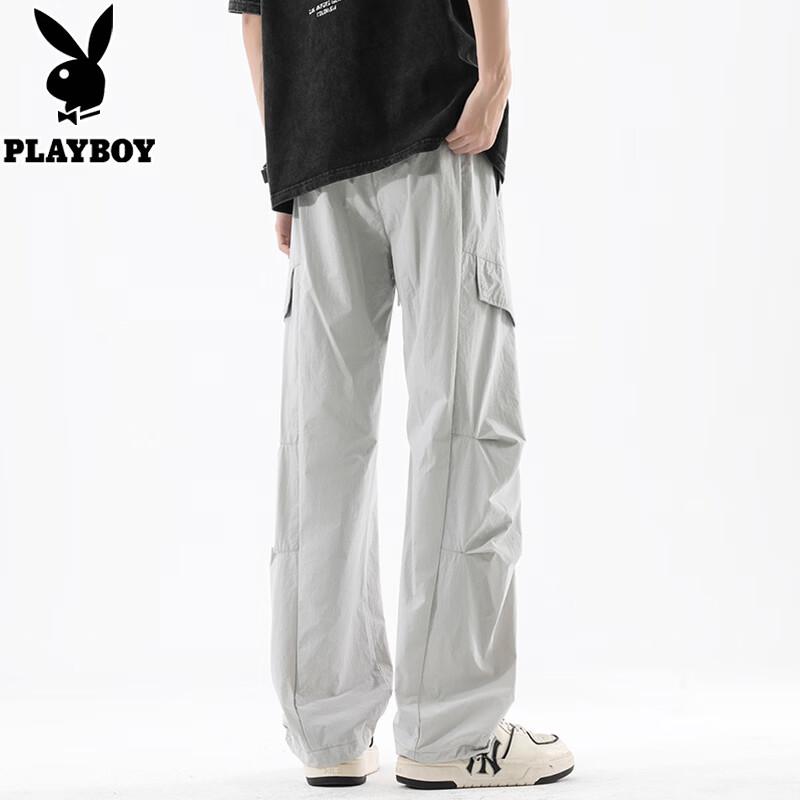 PLAYBOY Unisex Casual Outdoor Quick-Dry Cargo Pants