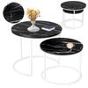 Coffee Table 2 In 1 Coffee Table Set Marble Loft Bench 53 43