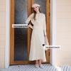 Women's French Style Wool Blend Knitted Sweater & Skirt Set