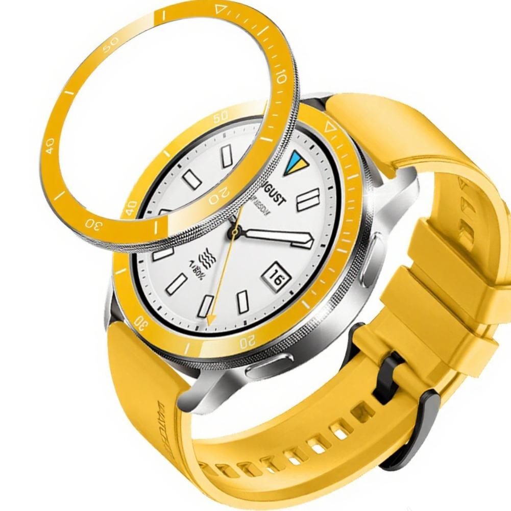 Metallringar för Xiaomi Watch S4/S3 Klocka Rostfritt Stål Skyddsring Klockskyddsring