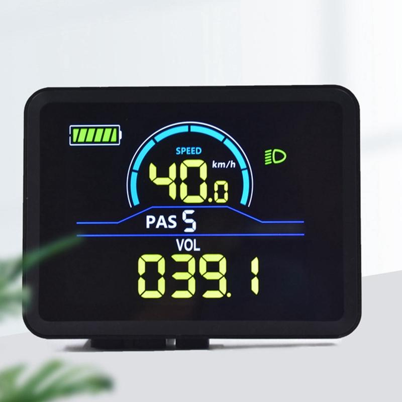 A16P-P5C Display LCD per Bicicletta Elettrica 24V-60V Ebike Display Intelligente IP67 UART Display LCD Colorato