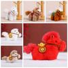 Mascot Dolls Pony Pendant Yuanbao Stuffed Animal Keyring Chinese New Year Gift  Festive Decor