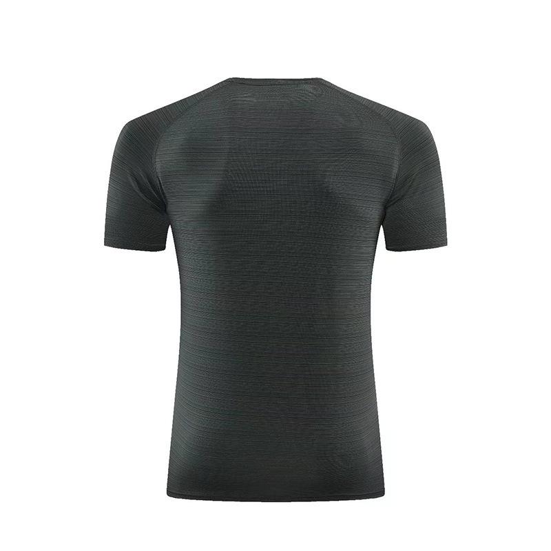 Heren Sneldrogend Kortarmig Sport T-shirt - Ronde Hals Fitness Hardloop Top