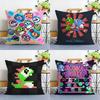 Game Bubbles B-Bobble Pillow Case Square Double‑Sided Print Cushion Case For Sofa Home Bedchamber Decor Gift