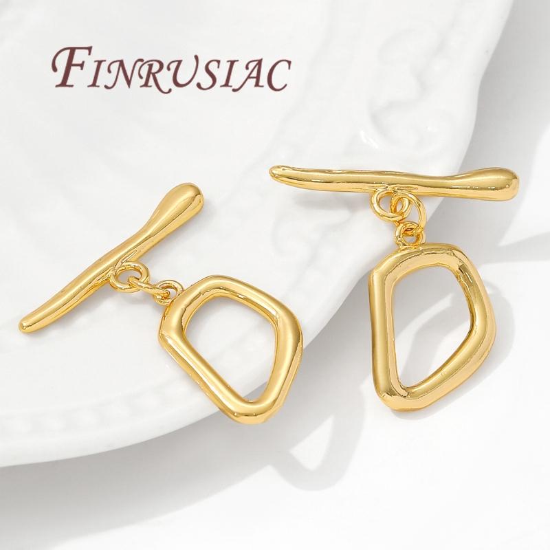 18K Gold Plated Toggle Clasps,Brass OT Clasps For Jewelry,Connectors Clasp For Bracelets Accessories,DIY Jewelry Making Supplies