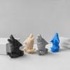 Wolf Head Silicone Candle Mold DIYs Animal 3D Plaster Resin Ornament Molds Home Decoration Crafts Gift for Enthusiasts