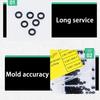 Watch Back Gasket Seal Washer Rubber 500Pieces O-Ring Watch Washer Heat Resistant Waterproof Multiple Sizes Assortment Kit