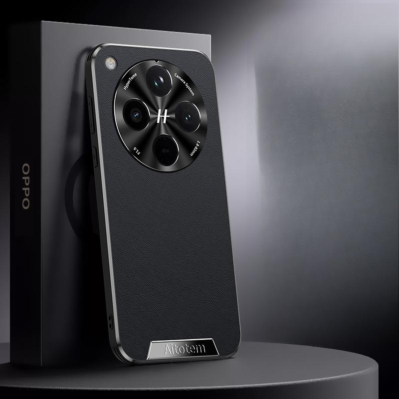 

Applicable To Oppofindx8pro Mobile Phone Case Business X8 Full-package Anti-fall Premium Silicone Por Men s and Women s Leather Case OPPO Find X8Pro