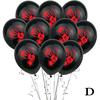 10pcs 12inch Halloween Balloon Pumpkin Printing Blood Handprint Latex Balloon Party Decoration