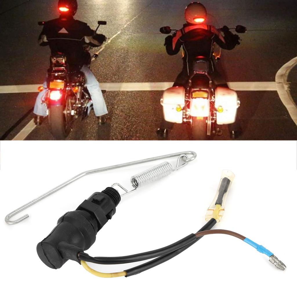 Akozon Motorcycle Universal Rear Brake Light Switch with Spring Kit for YBR125 2007 2008 2009 2010 2011 2012 2013 2014