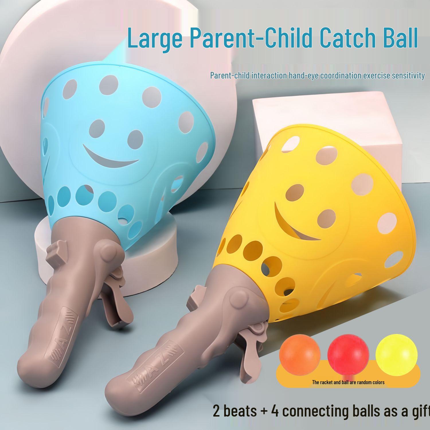 Interactive Elastic Catch Ball Toys for Kids - Educational Throw & Catch Fun for Two