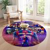 Yamal Round Area Rug Suitable for Foyer Outdoor Hallway Kitchen Anti-slip Round Rug Decorate Offices Perfect Gift for Women Men