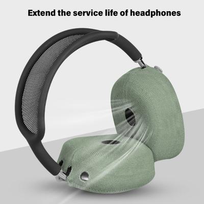 Flexible Fabric Headphone Cover Large Size, Washable Ear Pad Protector for Headsets Fabric Pad Protector Repalcement