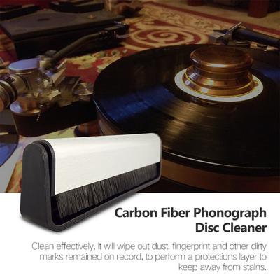 Carbon Fiber Phonographen Disc Reiniger Vinyl Aufzeichnungen Weiche Schrubben Anti Statische Plattenspieler Disc Pinsel