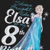 Frozen Unisex Adult Bright Like Elsa 8th Birthday T-Shirt