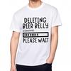 Plus Size Summer For Her T Shirt Deleting Beer Belly Loading Please Wait Short Sleeve Breathable O Neck Tees Cotton Top Tees