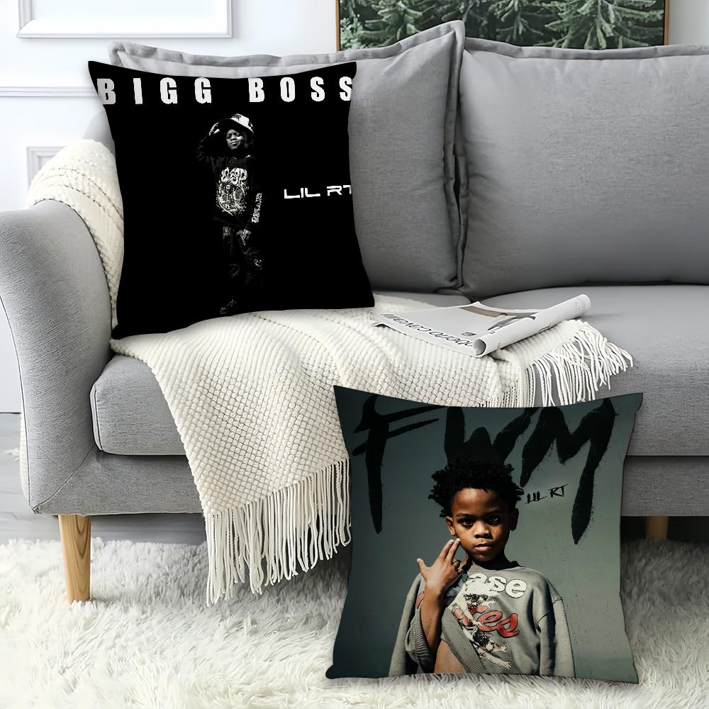 Lil RT Rapper Pillow Case Office Cushions Suitable For Sofa Car Bedroom Decorative Cushion Cover