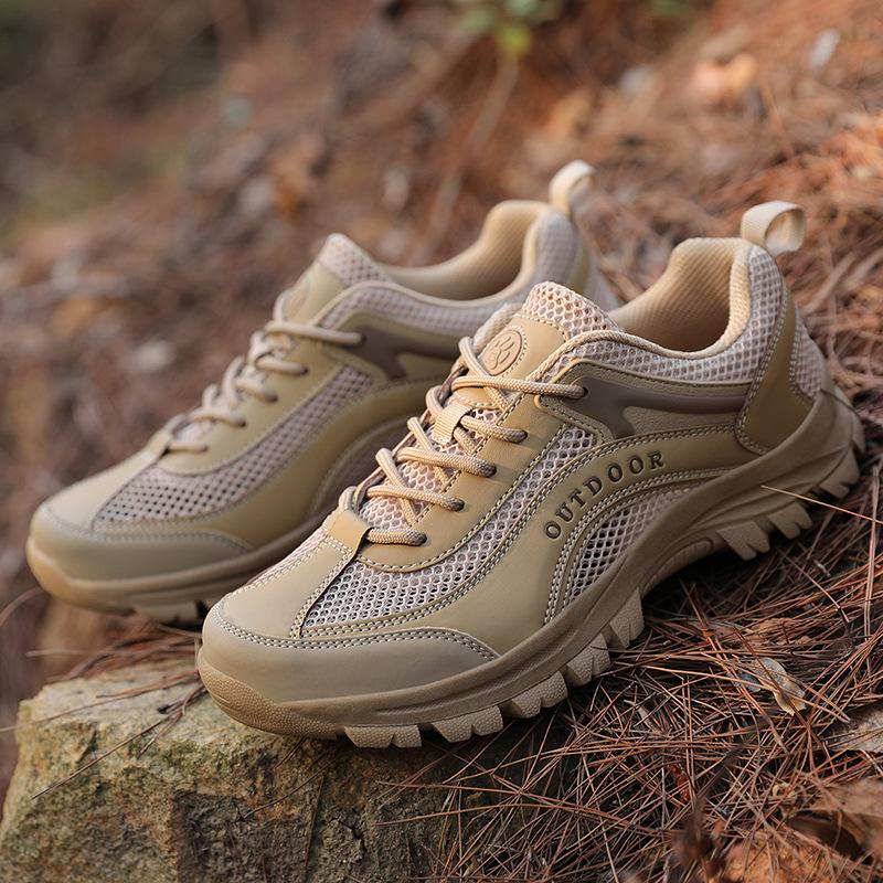 New Spring and Summer Outdoor Adult Casual Shoes Mesh Shoes Men's Shoes Sports Hiking Shoes Travel Hiking Shoes