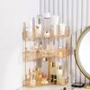Transparent Desktop Corner Shelf Large Capacity Desktop Organizer Cosmetics Storage Holder  Home
