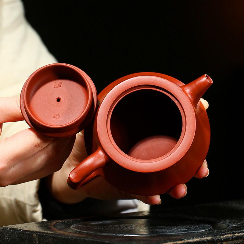 230ml Yixing Purple Clay Teapots Ball Hole Filter Pot Beauty Kettle Ore Handmade Zisha Tea Set Gifts