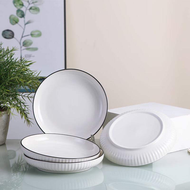 Jingdezhen Nordic Underglaze Ceramic Dinner Plates