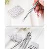 Metal Cuticle Remover Nail Cleaner Manicures and Pedicures Tool Cuticle Pusher