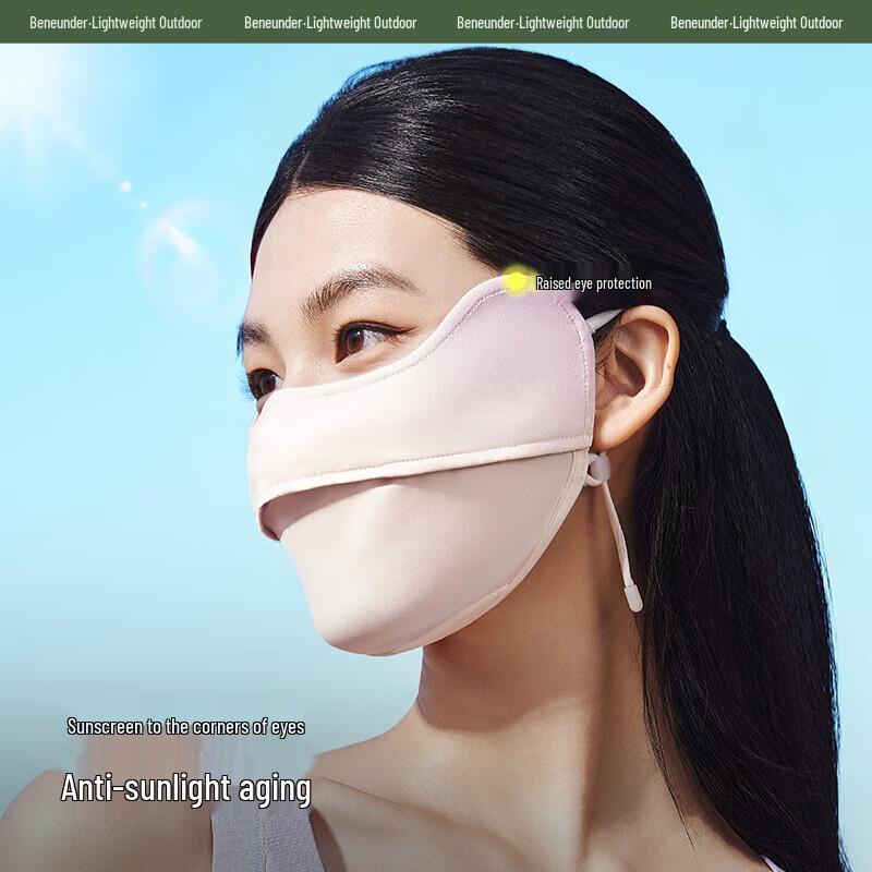 Beneath the Banana Sun Protection Mask with Blush Effect and Eye Corner Protection