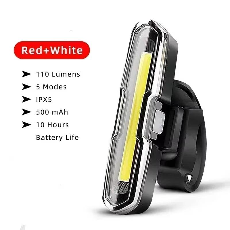 BUCKLOS LED Bike Light USB Rechargeable Bicycle Taillight Super Bright Bicycle Rear Lamp Waterproof Bike Tail Light