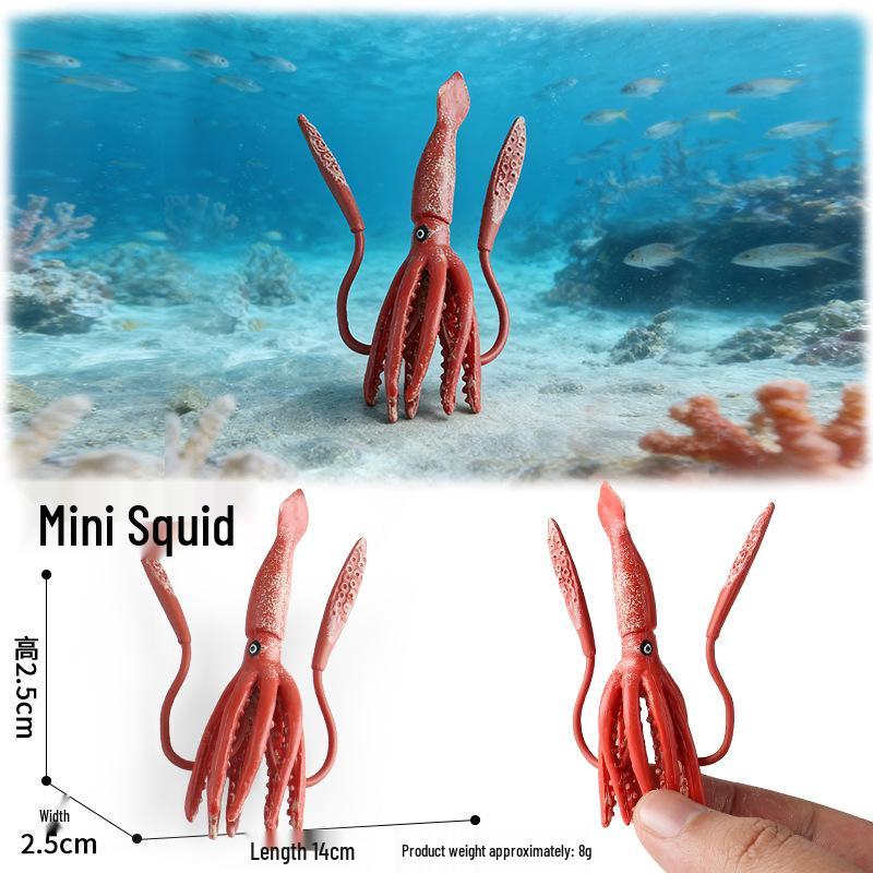 Ocean Wildlife Simulation Toy Set: Sea Turtle, Shark, Whale, Sea Lion, Tiger Shark, Manta Ray, Seal, Grouper.