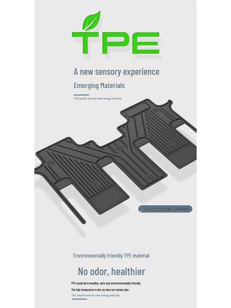 Waterproof TPE Floor Mats, Trunk Mats & Eco-friendly Seat Back Cushions for 25 BYD Models