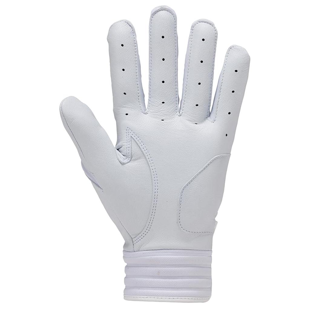 Rawlings Baseball Glove for Batting Gloves for Both High School Baseball Rules Size EBG24S04 Adults, Hands, Compliant, White, Small,