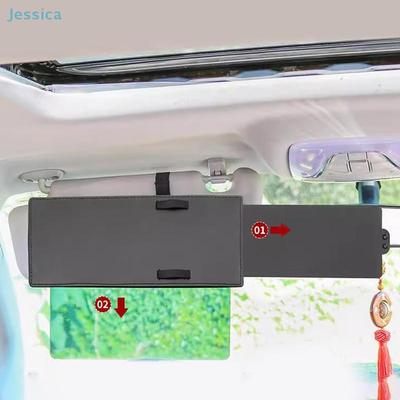 Car Sun Visor Extender Board Shield Blocker Front Side Window Shade Anti Glare For Cars Interior Accessories