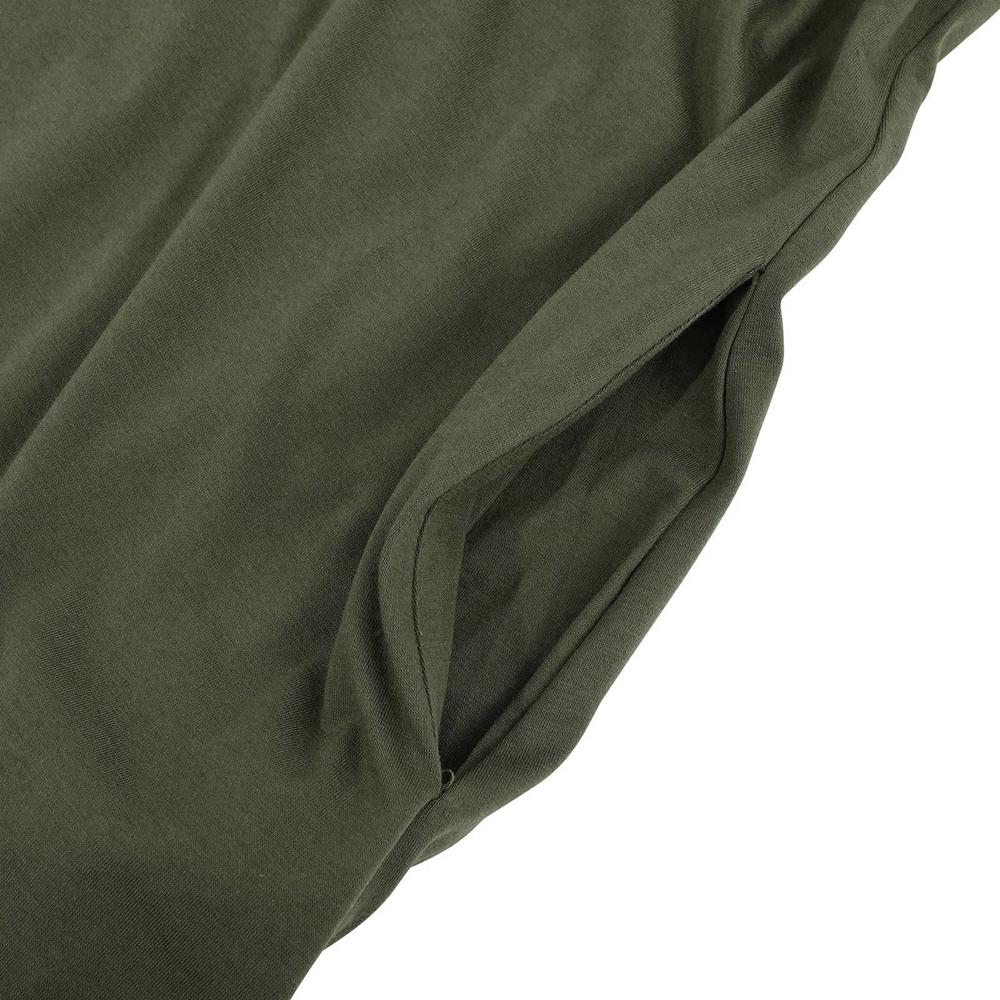 Dámské šaty s kapsami Pohodlné Volné Domácí oblečení Noční košile Pyžamo