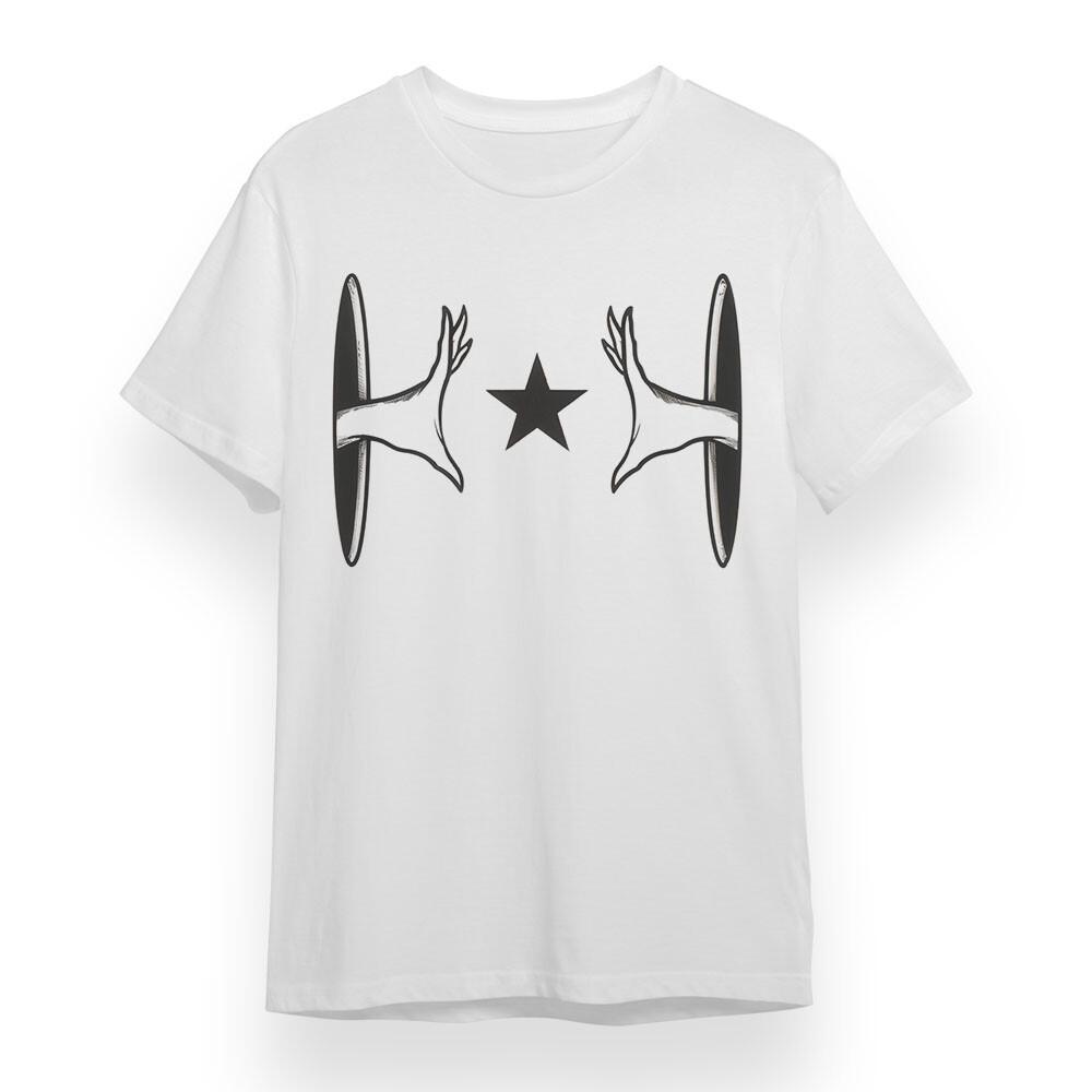 

Women s T-shirt With Abstract Minimalist Graphic White Cotton Plus Size Tee USA 4XL