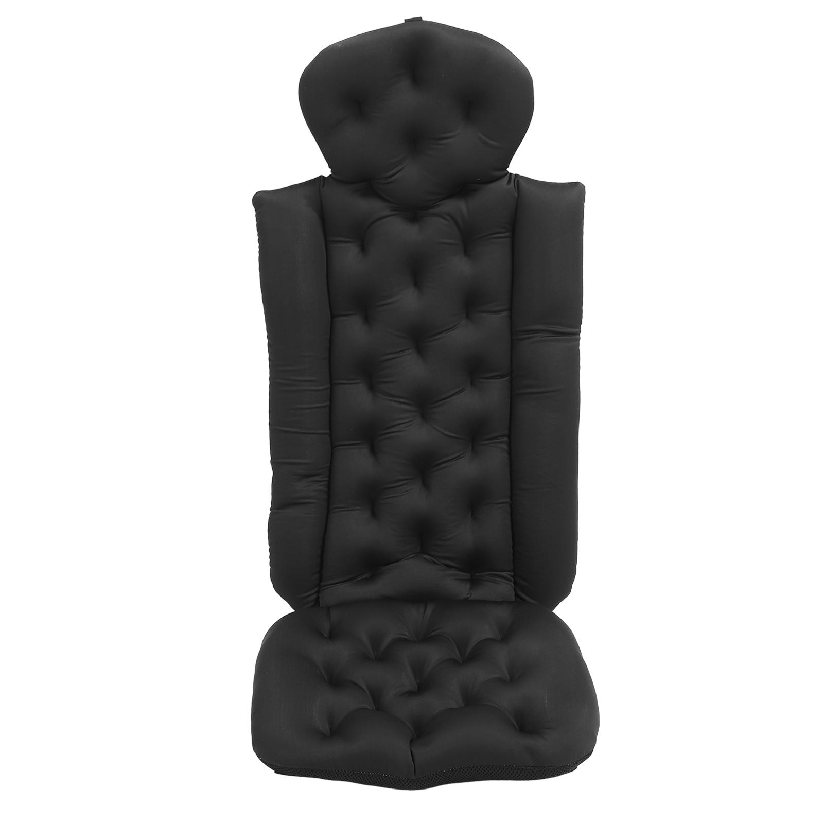 

Подушка для ванны на все тело, эргономичная, съемная, мягкая, с подкладкой, с присоской для головы чёрный