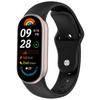 For Xiaomi Smart Band 10/9/8 Silicone Watch Band Reverse Buckle Wrist Strap