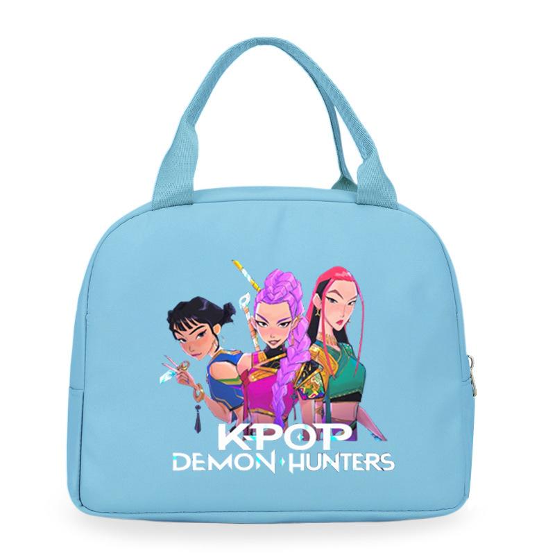 Cartoon Animation Academy Meal Bag Student Thermal Insulation Lunch Box Bag Office Workers Handheld Bento Bag