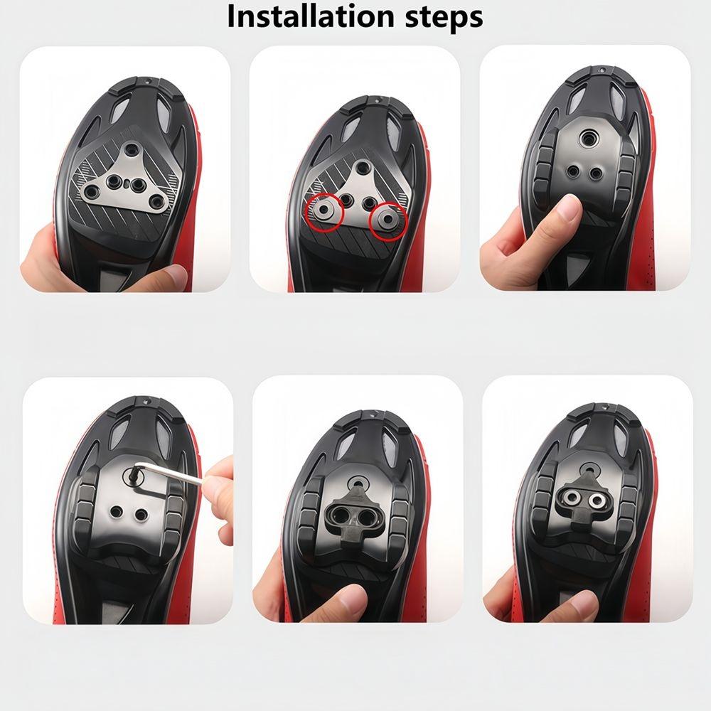 Bike Pedal Cleat Adapter Road Mountain Bicycle Cleat Lock Shose Converter For SPD-SL To MTB SPD System Pedal Plates Cleat