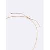 GU by Uniqlo Slide Chain Ribbon Motif Necklace Model
