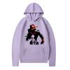 One Piece Anime Character Print Hoodie Loose Fit Casual Sweatshirt Couples Teens